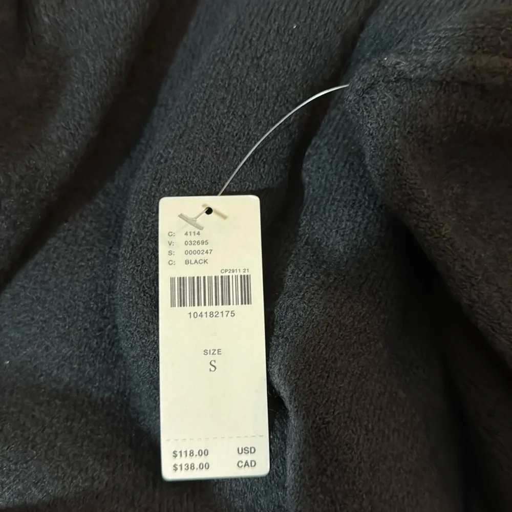 NWT! Anthropologie Haley Boat-Neck Wool Blend Sweater in Black - Size Small 🎆
